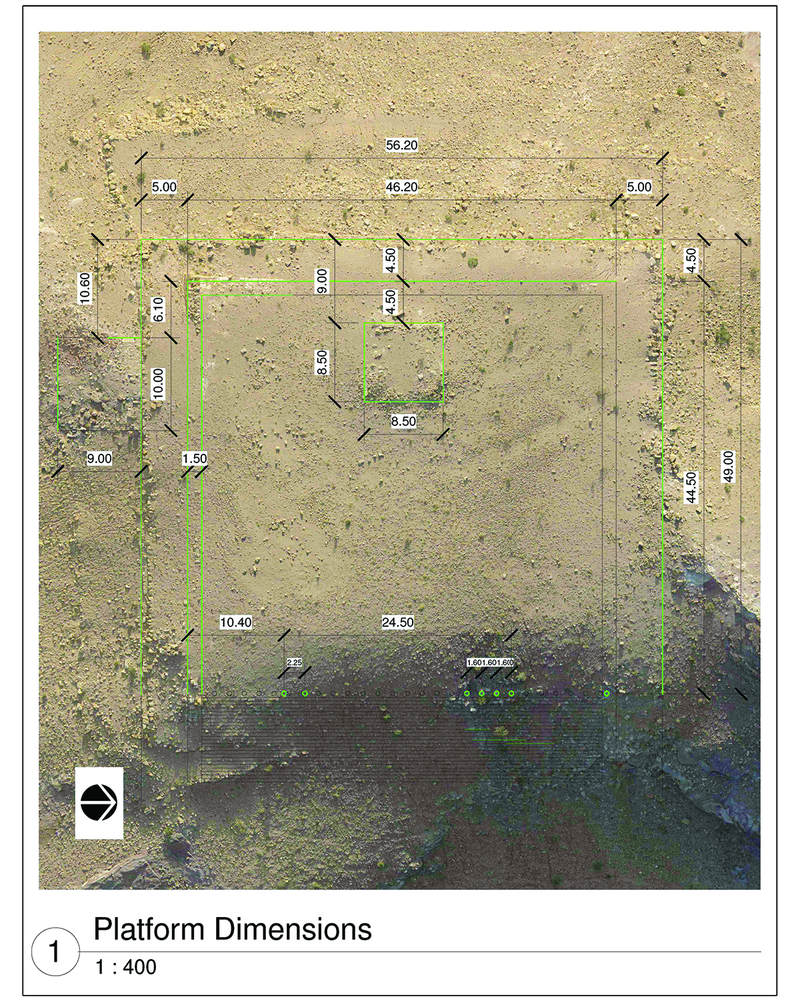 Illustration for article titled Descubren una enorme estructura oculta a simple vista cerca de la ciudad secreta de Petra